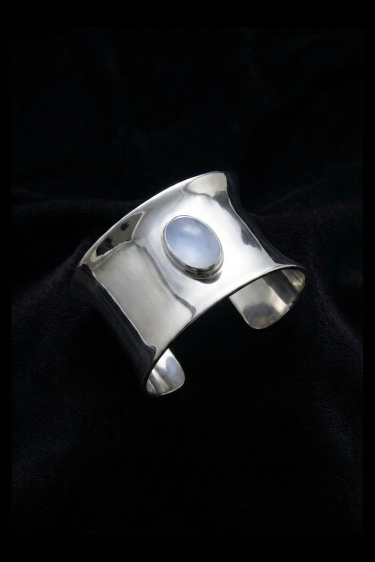Blue Chalcedony Cuff