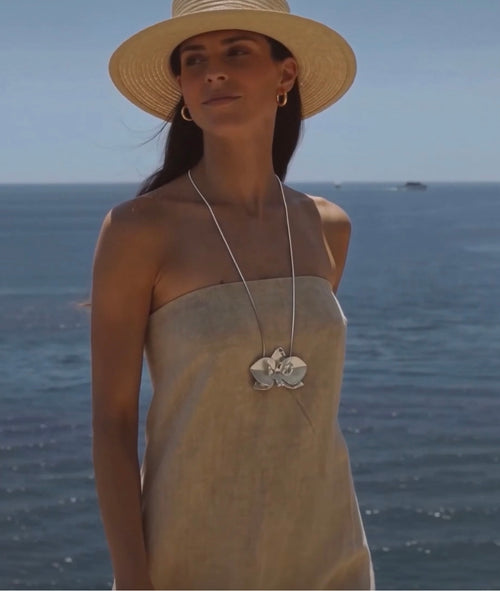 Orchid Long Necklace