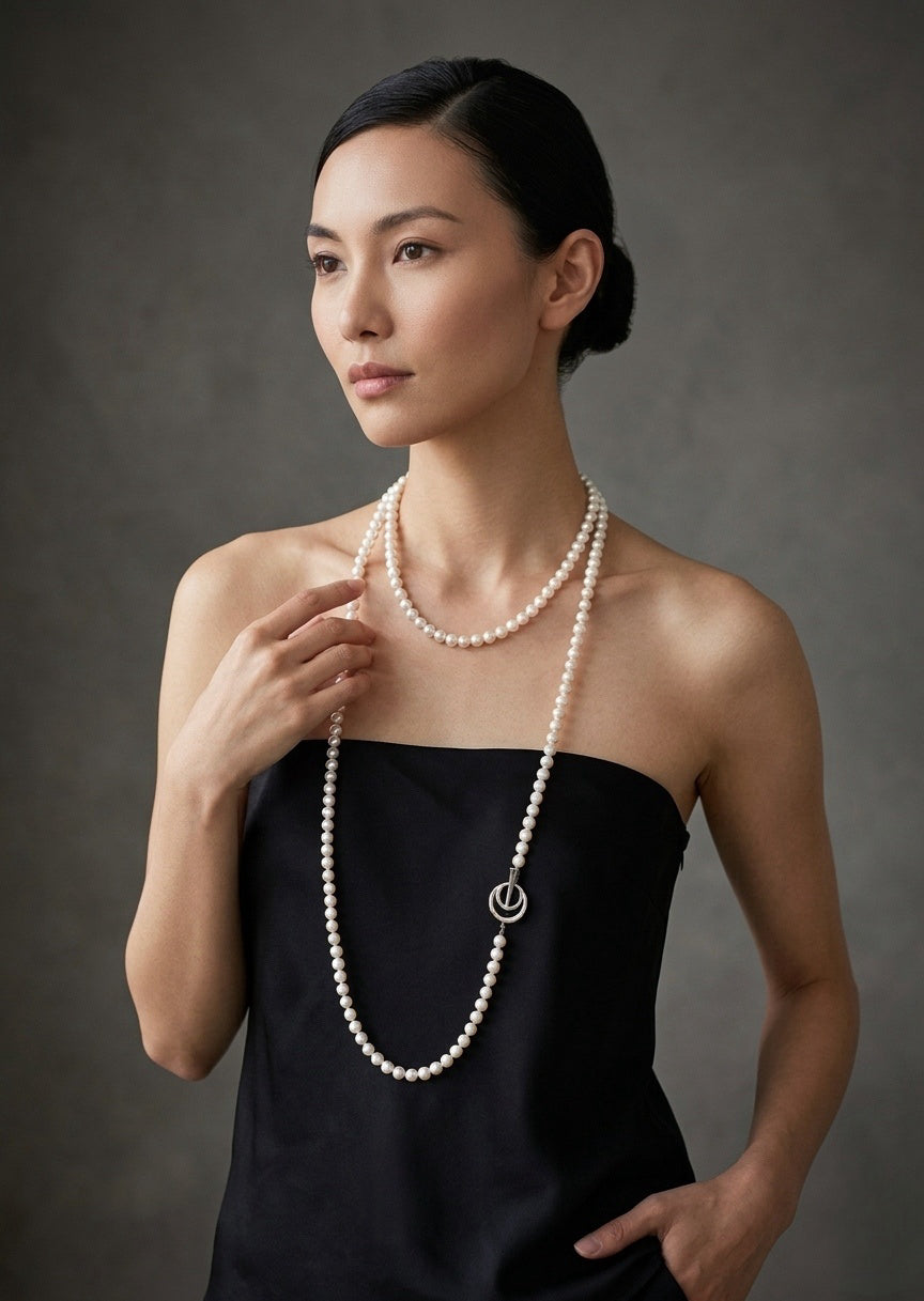 White Lady Pearl Necklace